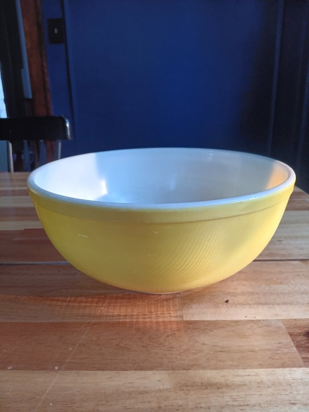 Vintage Yellow Pyrex Mixing Bowl